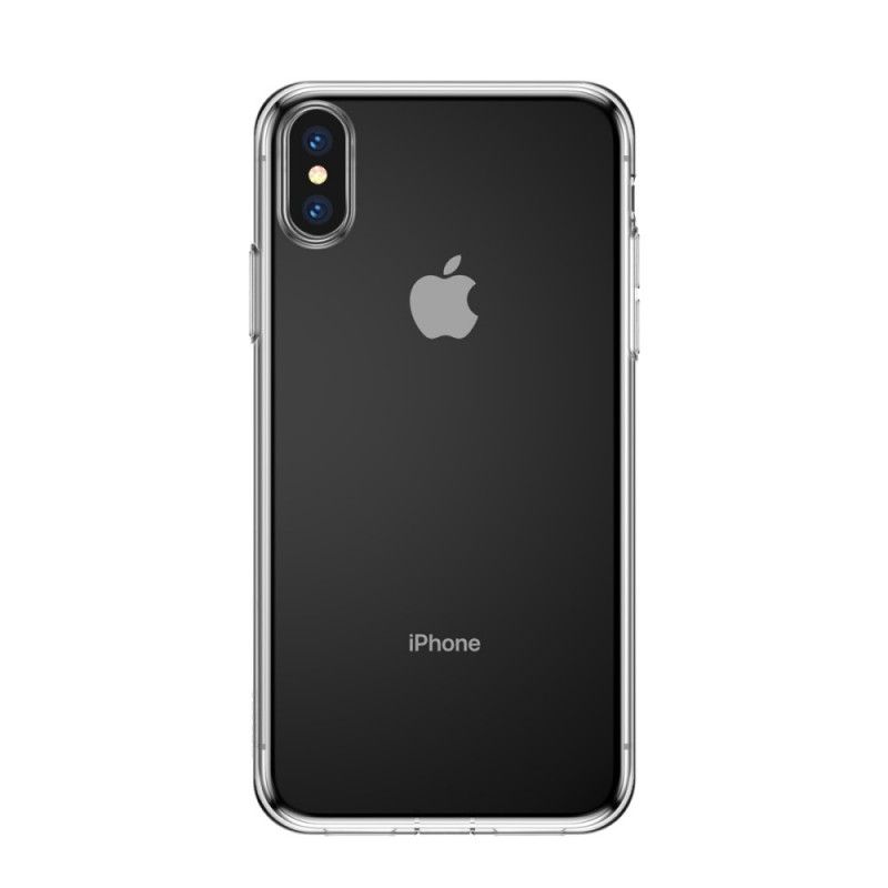 Etui iPhone XS Przezroczysty Proste Serie Podstawowe