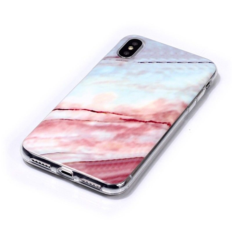 Etui iPhone XS Świecący Marmur