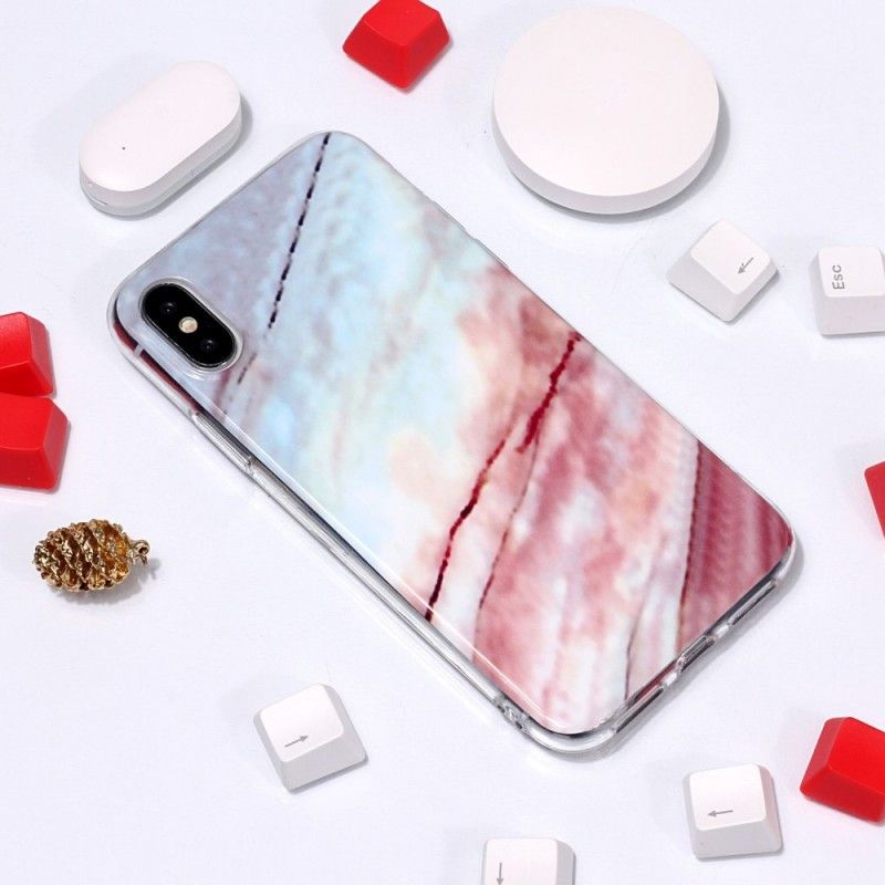 Etui iPhone XS Świecący Marmur