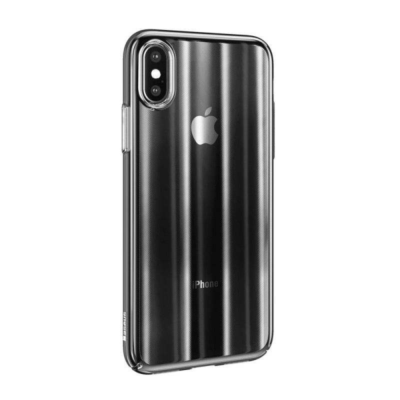 Futerały iPhone XS Czarny Sztywny Baseus Aurora