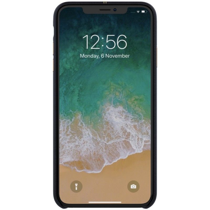 Futerały iPhone XS Czerwony Czarny Seria Nillkin Englon