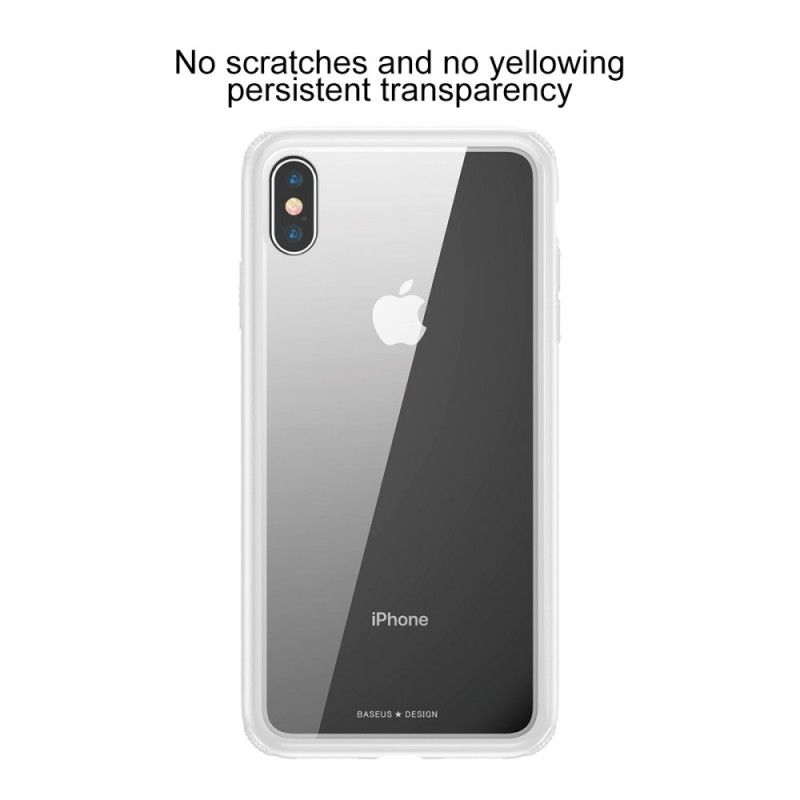 Futerały iPhone XS Róża Etui na Telefon Przezroczysta Podstawa