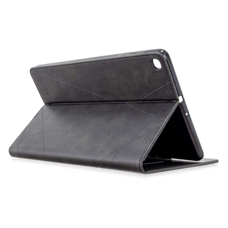 Case Samsung Galaxy Tab A 10.1 (2019) Czerwony Szary Etui na Telefon Geometria