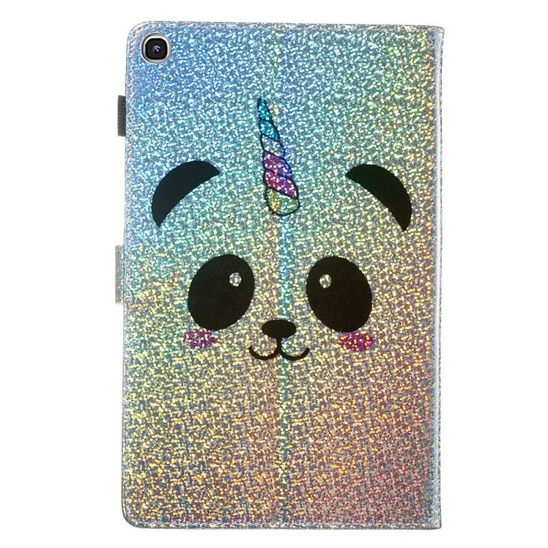 Etui Folio Samsung Galaxy Tab A 10.1 (2019) Brokatowa Panda