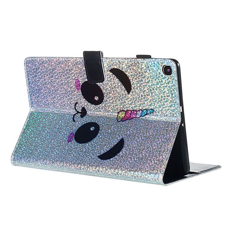 Etui Folio Samsung Galaxy Tab A 10.1 (2019) Brokatowa Panda