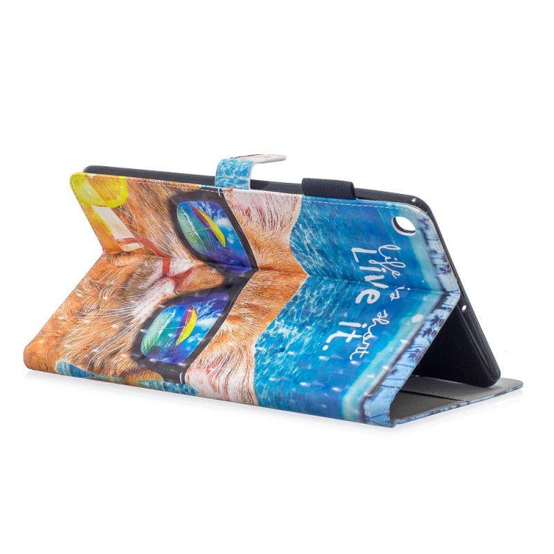 Etui Folio Samsung Galaxy Tab A 10.1 (2019) Życie Jest Krótkie Etui Ochronne