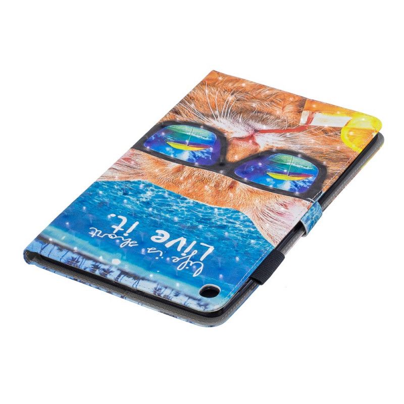 Etui Folio Samsung Galaxy Tab A 10.1 (2019) Życie Jest Krótkie Etui Ochronne