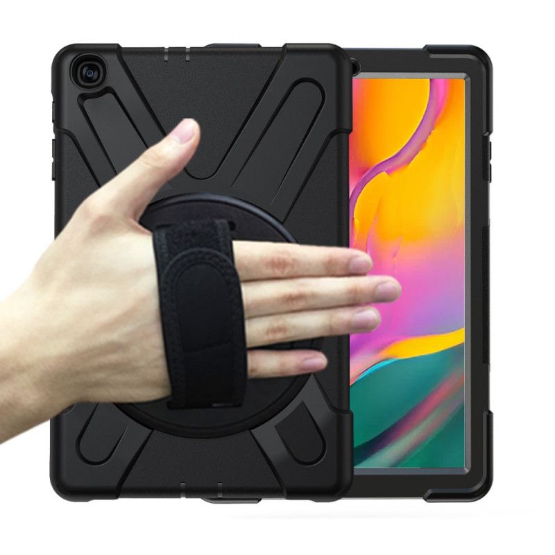 Etui Samsung Galaxy Tab A 10.1 (2019) Czerwony Czarny Ultra Odporna Konstrukcja X Etui Ochronne