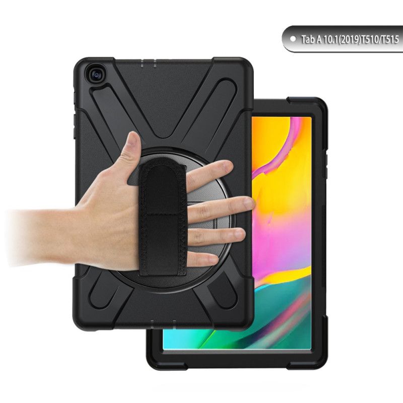 Etui Samsung Galaxy Tab A 10.1 (2019) Czerwony Czarny Ultra Odporna Konstrukcja X Etui Ochronne