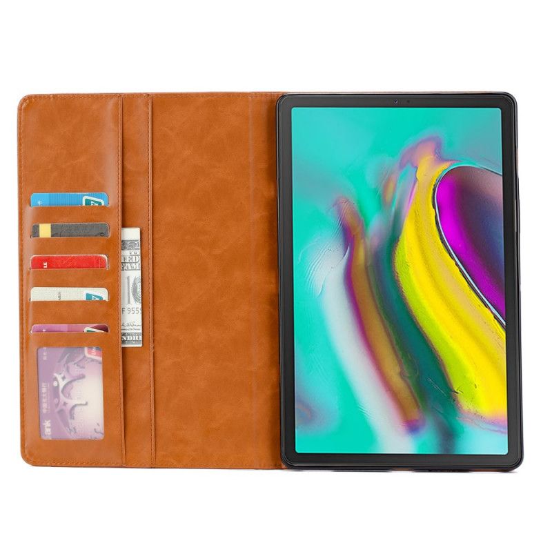 Etui Samsung Galaxy Tab A 10.1 (2019) Czerwony Czarny Zestaw Kart