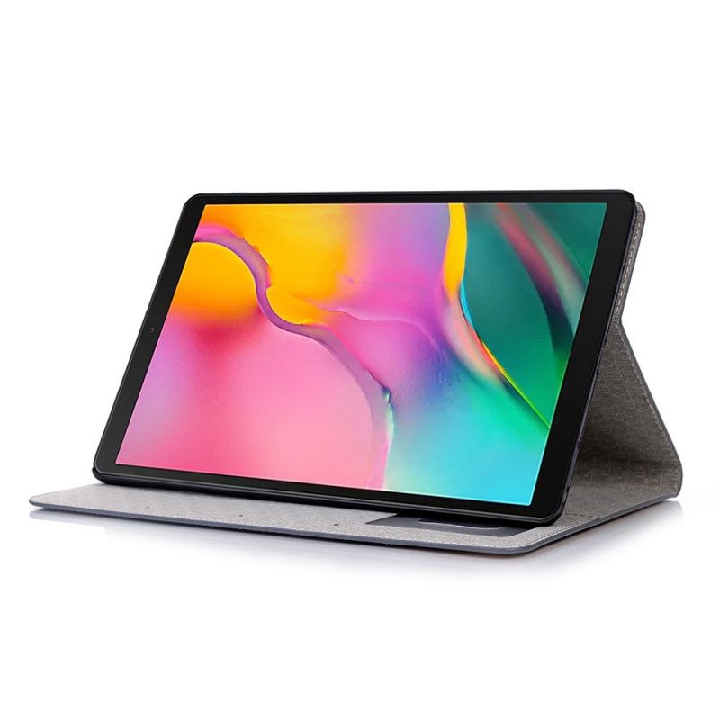 Etui Samsung Galaxy Tab A 10.1 (2019) Granatowy Czarny Teksturowany