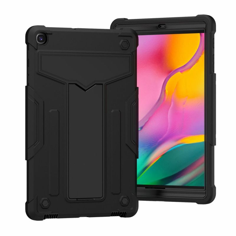 Etui Samsung Galaxy Tab A 10.1 (2019) Szary Czarny Wytrzymały Składany Wspornik