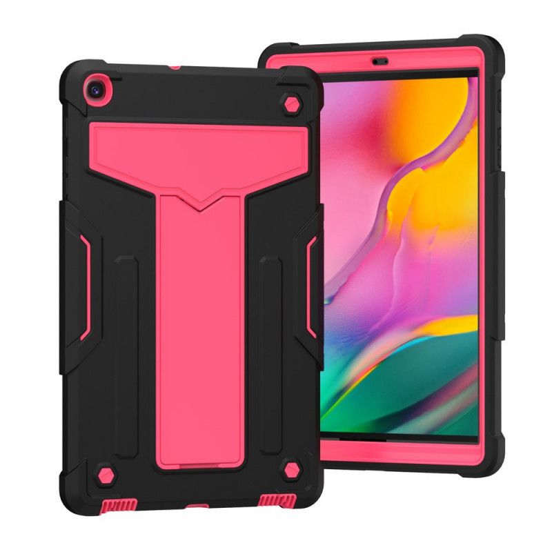 Etui Samsung Galaxy Tab A 10.1 (2019) Szary Czarny Wytrzymały Składany Wspornik