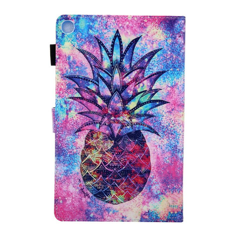 Skórzany Futerał Samsung Galaxy Tab A 10.1 (2019) Etui na Telefon Funky Ananas