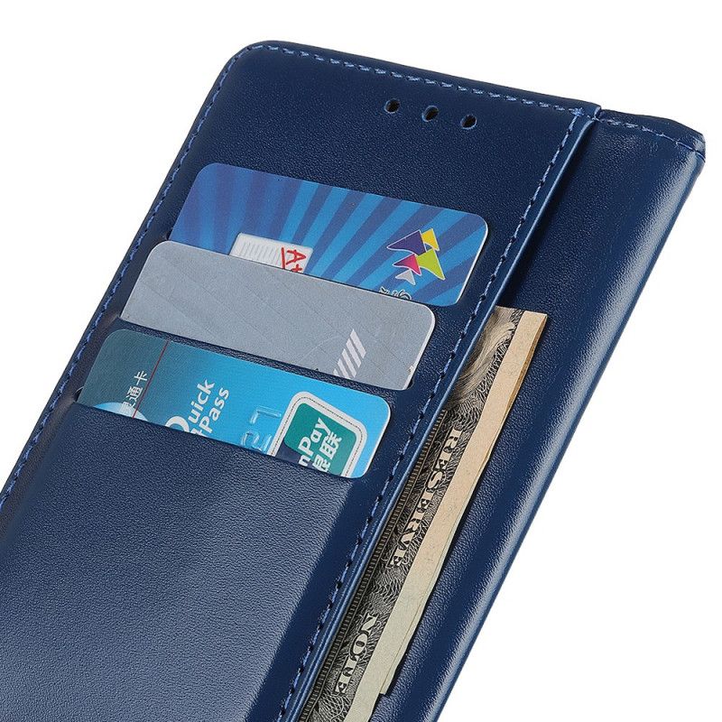 Etui Folio Samsung Galaxy A52 4G / A52 5G Czerwony Czarny Eleganckie Zamknięcie Ze Sztucznej Skóry