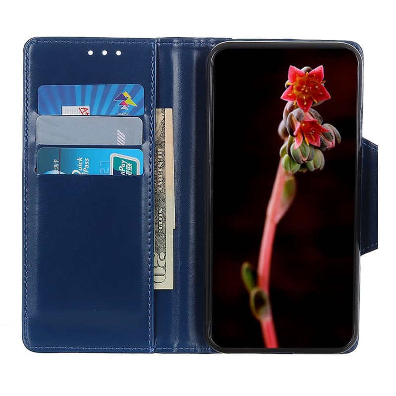 Etui Folio Samsung Galaxy A52 4G / A52 5G Czerwony Czarny Eleganckie Zamknięcie Ze Sztucznej Skóry