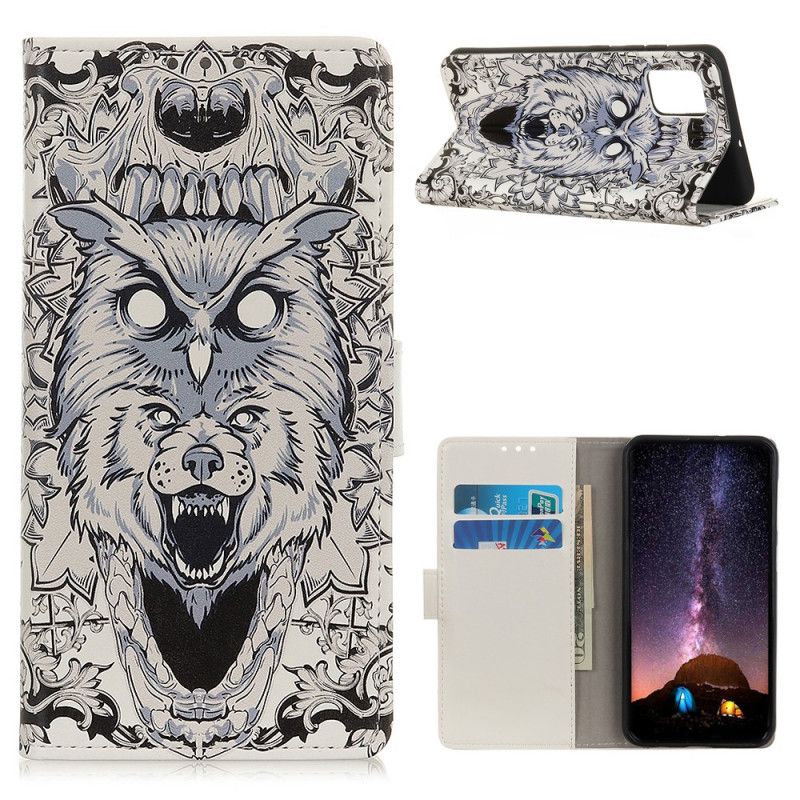 Etui Folio Samsung Galaxy A52 4G / A52 5G Dzikie Zwierzęta Etui Ochronne