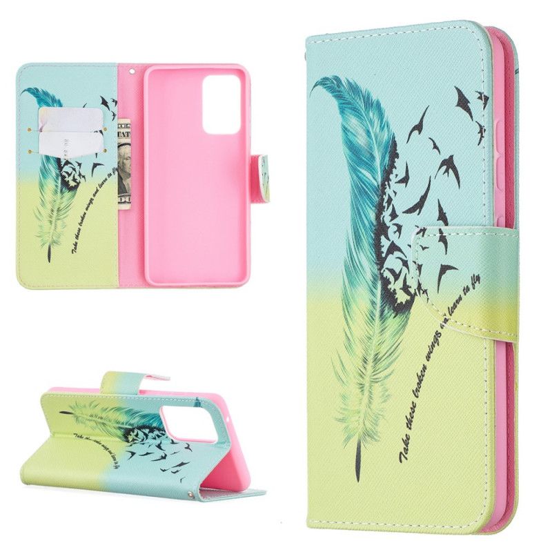 Etui Folio Samsung Galaxy A52 4G / A52 5G Naucz Się Latać