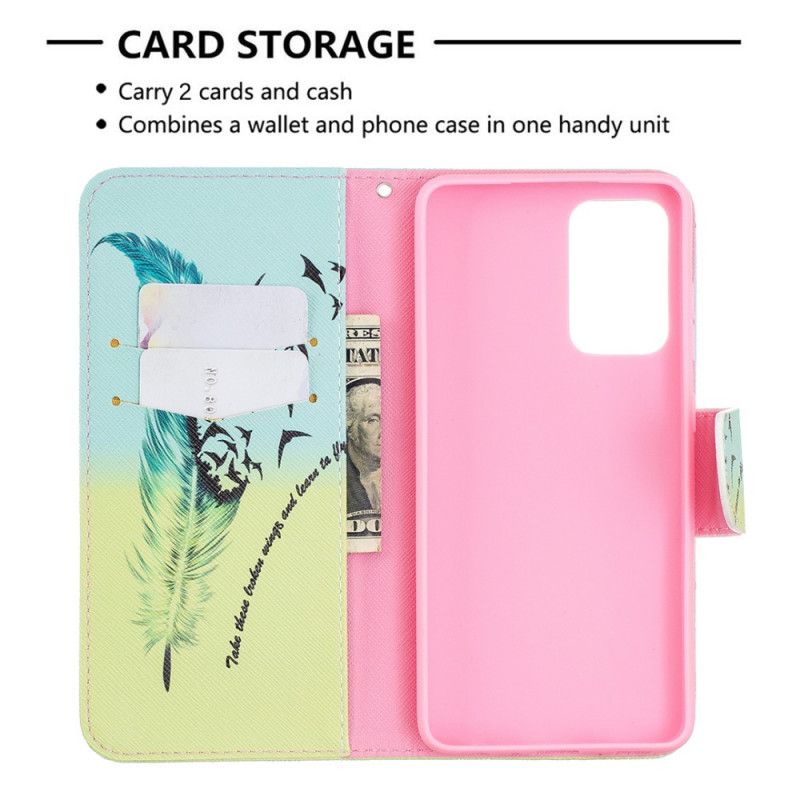 Etui Folio Samsung Galaxy A52 4G / A52 5G Naucz Się Latać