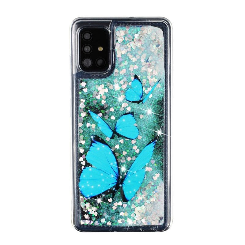 Etui Samsung Galaxy A52 4G / A52 5G Błyszczące Latające Motyle