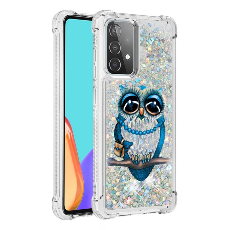 Etui Samsung Galaxy A52 4G / A52 5G Brokat Panny Sowy Etui Ochronne