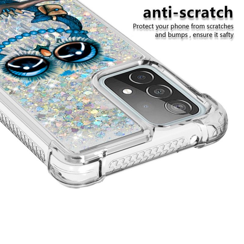 Etui Samsung Galaxy A52 4G / A52 5G Brokat Panny Sowy Etui Ochronne