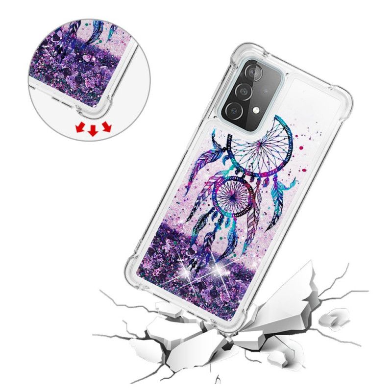 Etui Samsung Galaxy A52 4G / A52 5G Brokatowy Łapacz Snów