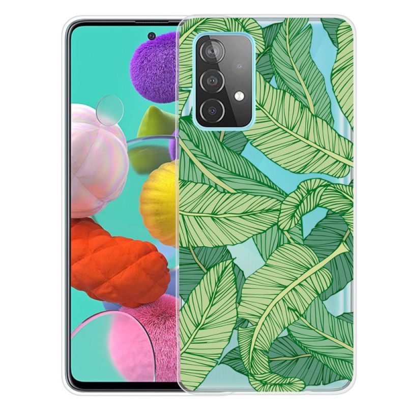 Etui Samsung Galaxy A52 4G / A52 5G Liście Etui Ochronne