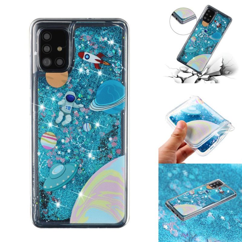 Etui Samsung Galaxy A52 4G / A52 5G Przestrzeń Brokatu