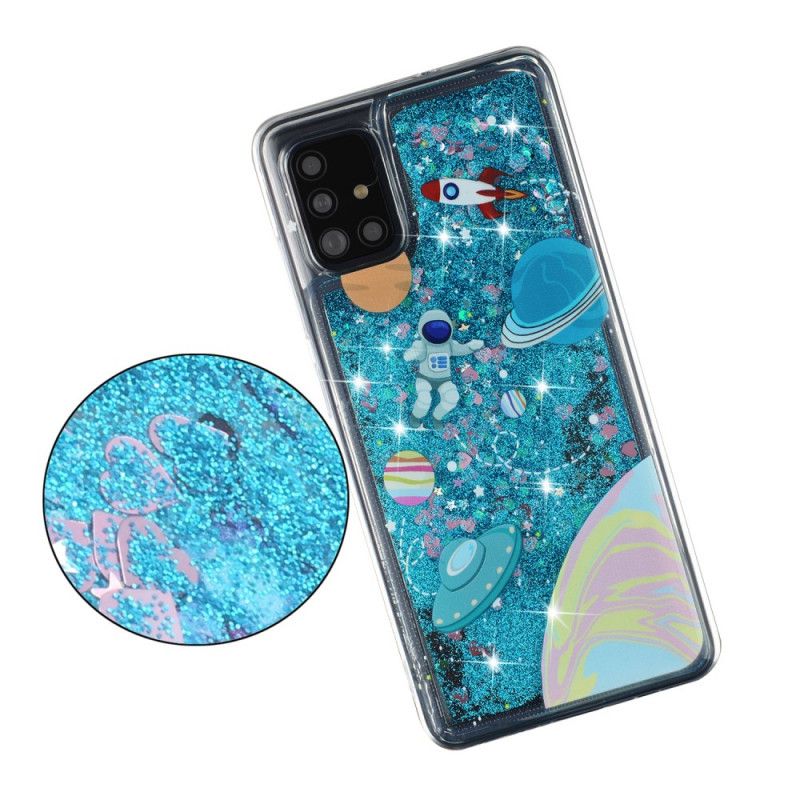 Etui Samsung Galaxy A52 4G / A52 5G Przestrzeń Brokatu