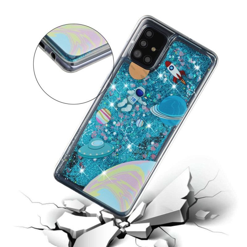 Etui Samsung Galaxy A52 4G / A52 5G Przestrzeń Brokatu