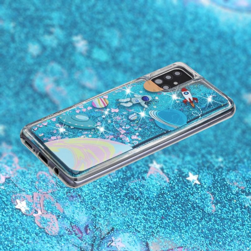 Etui Samsung Galaxy A52 4G / A52 5G Przestrzeń Brokatu