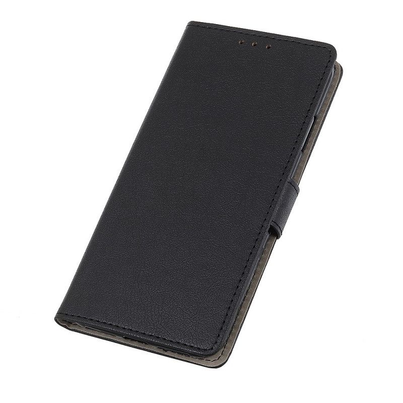 Etui Folio Xiaomi Poco F2 Pro Czarny Ekoskóra W Stylu Retro