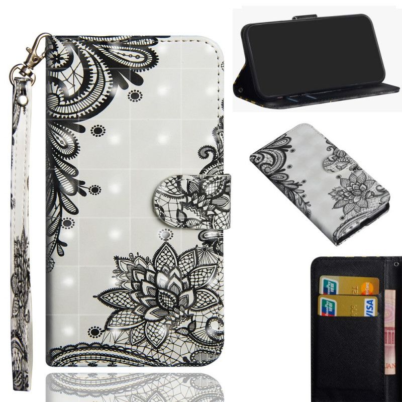 Etui Folio Xiaomi Poco F2 Pro Koronkowa Mandala Kwiatowa