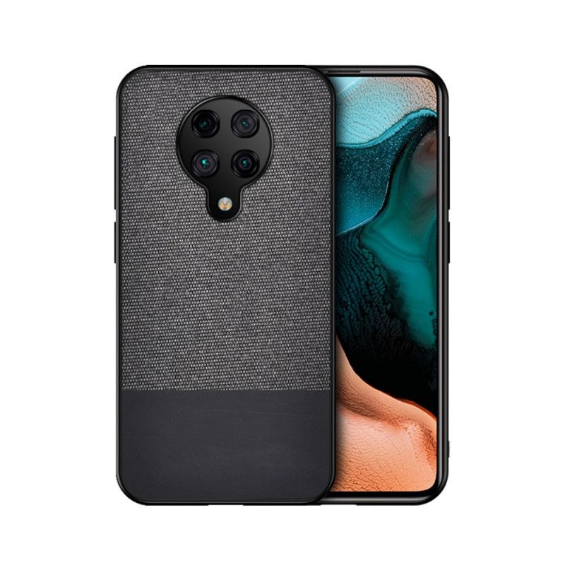 Etui Xiaomi Poco F2 Pro Czarny Ugryzienie Ze Sztucznej Skóry