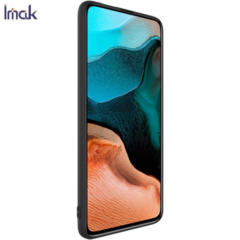 Etui Xiaomi Poco F2 Pro Granatowy Czarny Mata Silikonowa Serii Uc-1 Imak