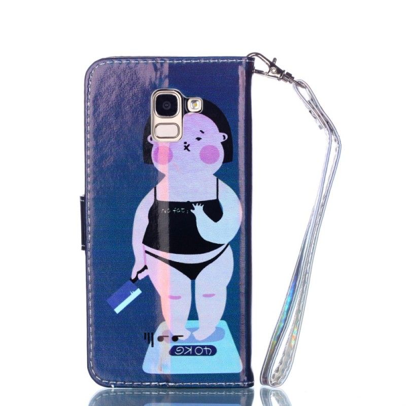 Etui Folio Samsung Galaxy J6 Plus Bez Tłuszczu Etui Ochronne