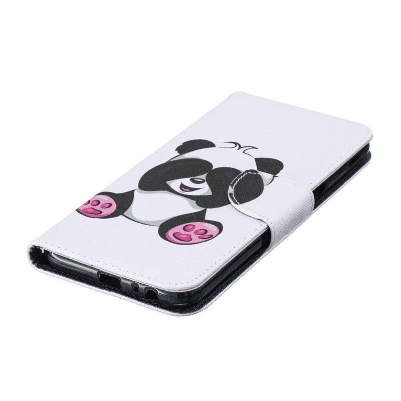 Etui Folio Samsung Galaxy J6 Plus Zabawna Panda Etui Ochronne