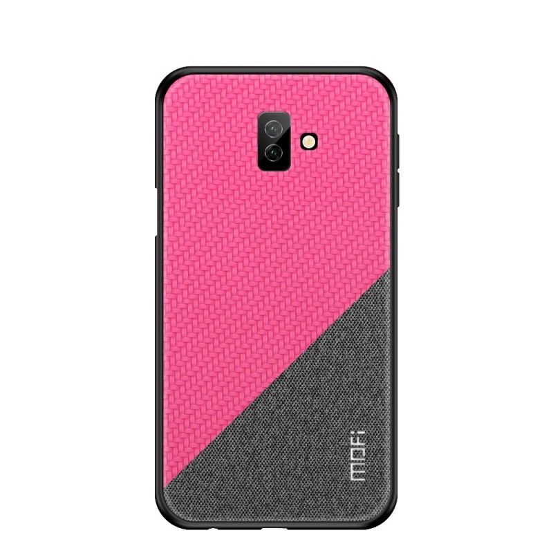 Etui Samsung Galaxy J6 Plus Magenta Czarny Seria Mofi Honor