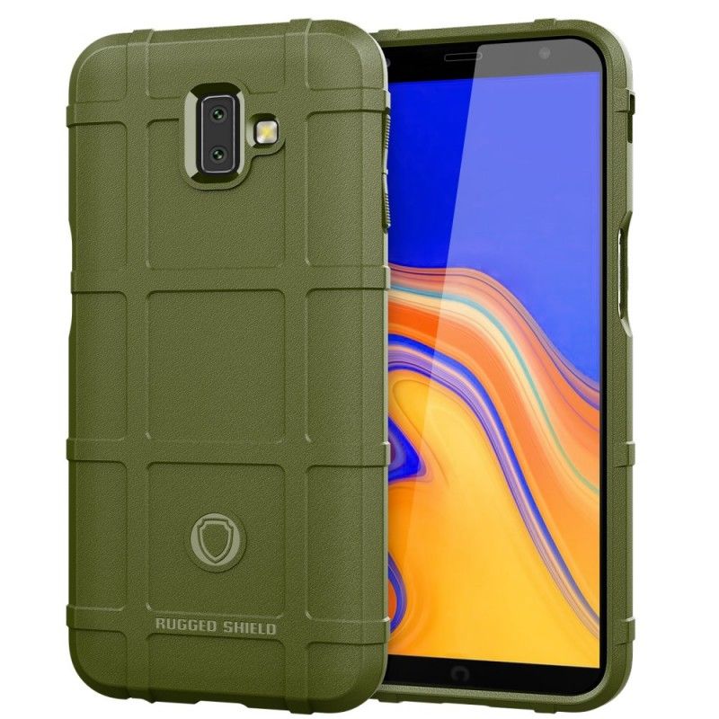 Etui Samsung Galaxy J6 Plus Zielony Czarny Wytrzymała Tarcza