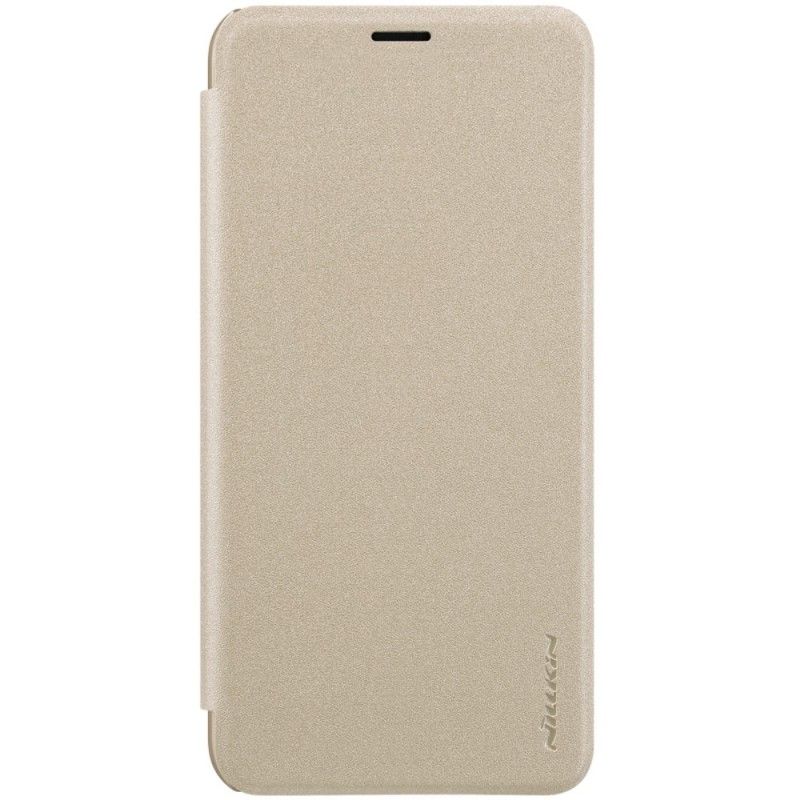 Flip Kotelot Samsung Galaxy J6 Plus Złoty Czarny Nillkin