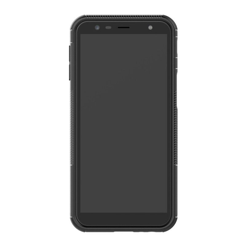 Futerały Samsung Galaxy J6 Plus Biały Czarny Etui na Telefon Ultra Odporność