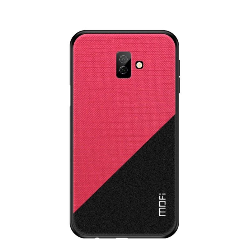 Futerały Samsung Galaxy J6 Plus Jasnoniebieski Magenta Etui na Telefon Seria Jasnych Tarcz Mofi