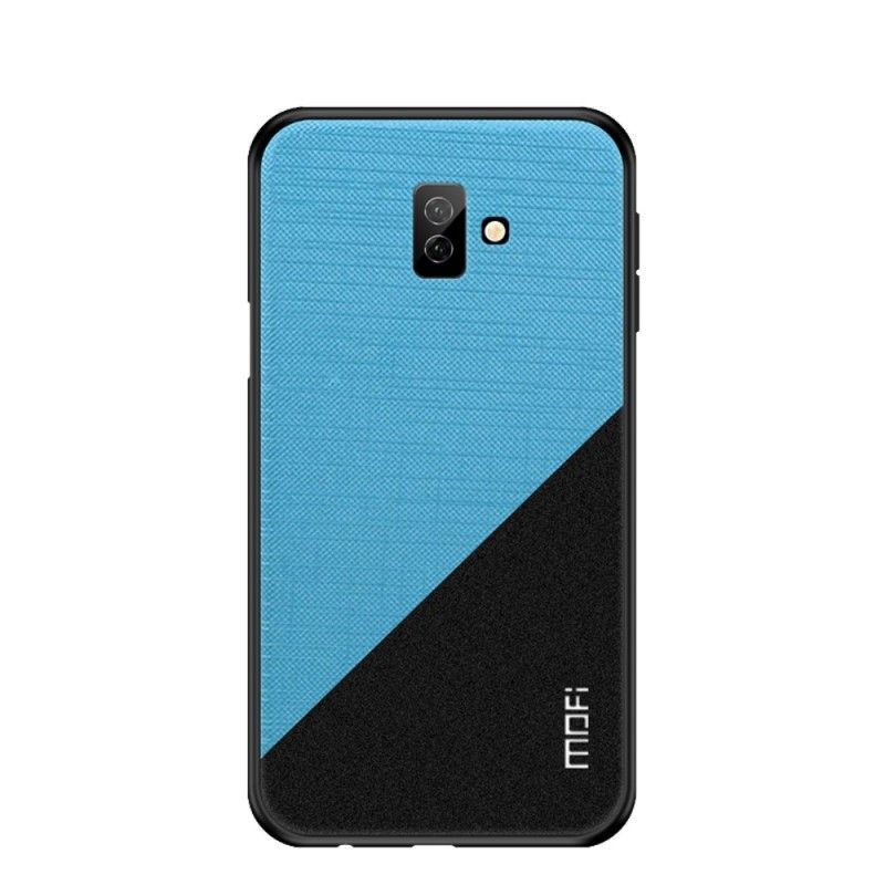 Futerały Samsung Galaxy J6 Plus Jasnoniebieski Magenta Etui na Telefon Seria Jasnych Tarcz Mofi