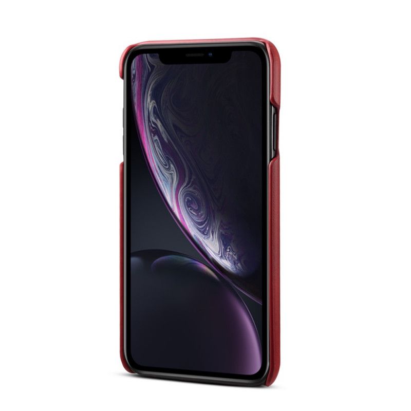 Etui iPhone XS Max Czerwony Czarny Etui Na Karty Peelcas