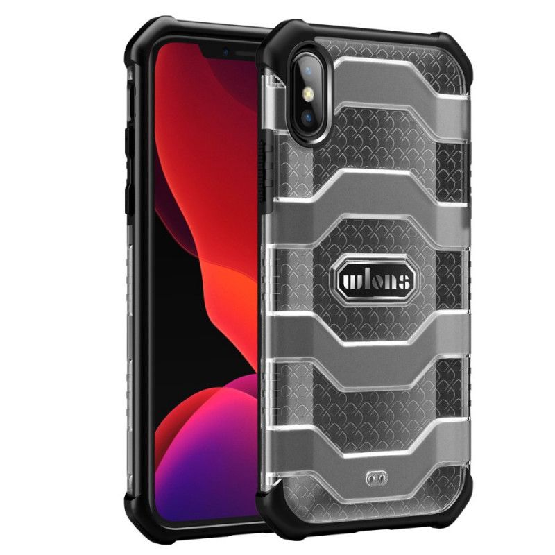 Etui iPhone XS Max Czerwony Czarny Seria Eksploratora Etui Ochronne