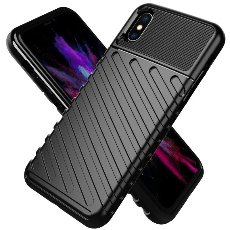 Futerały iPhone XS Max Zielony Czarny Seria Grzmotów