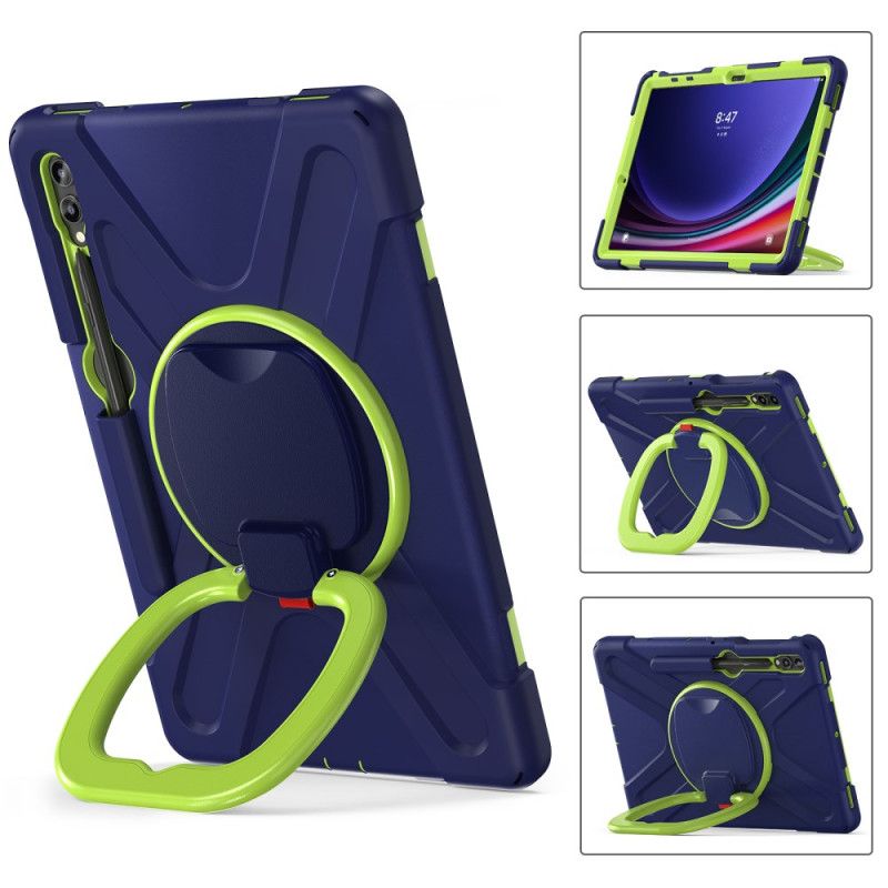 Etui Do Samsung Galaxy Tab S9 Plus Wielofunkcyjny Obrotowy Wspornik I Uchwyt