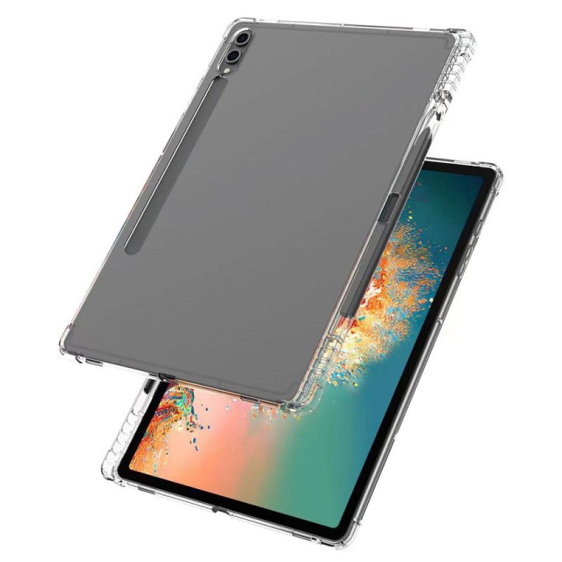 Etui Samsung Galaxy Tab S9 Plus Przezroczysty Ze Wzmocnionymi Narożnikami I Uchwytem Na Rysik Etui Ochronne