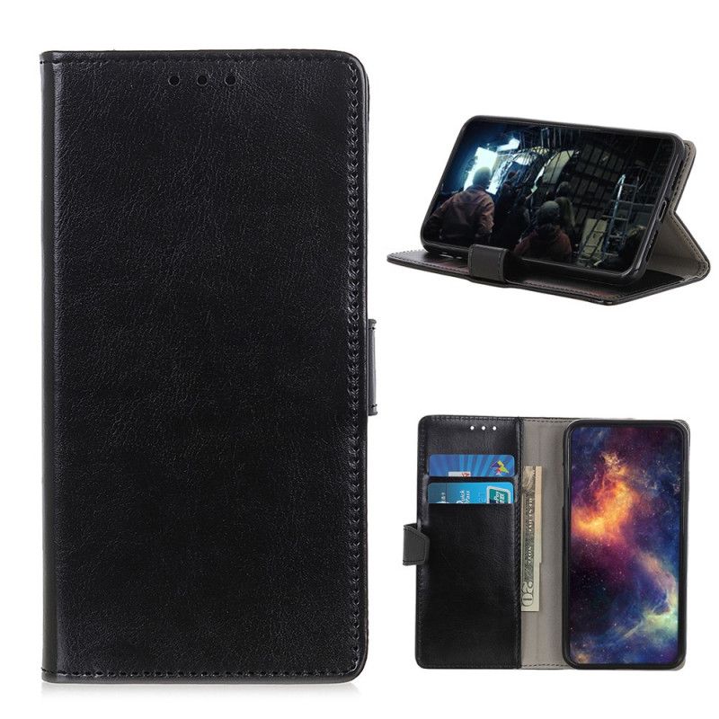 Etui Folio Samsung Galaxy A42 5G Biały Czarny Genialny